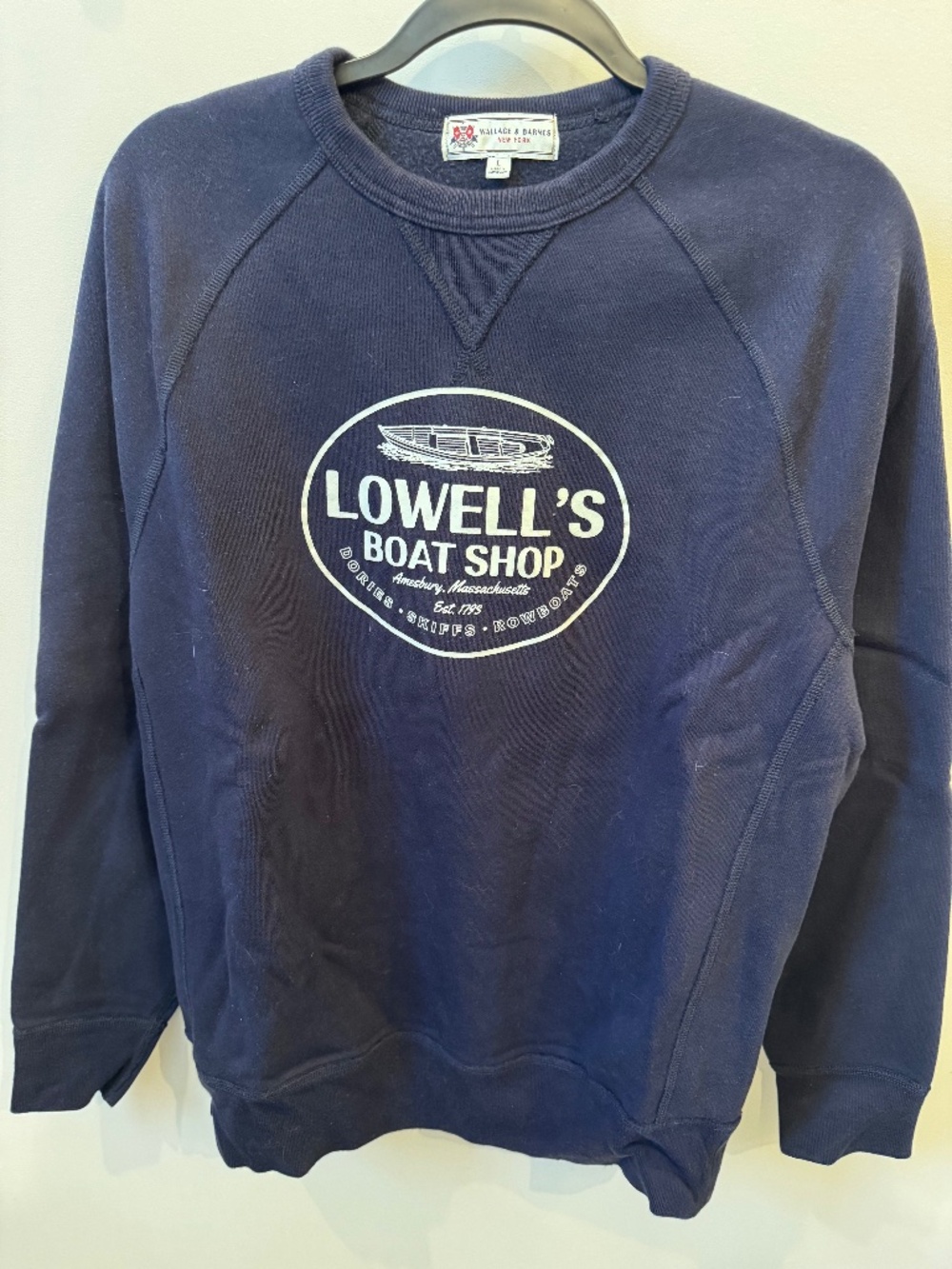 Wallace & Barnes JCrew Lowell's Boat Shop Sweatshirt